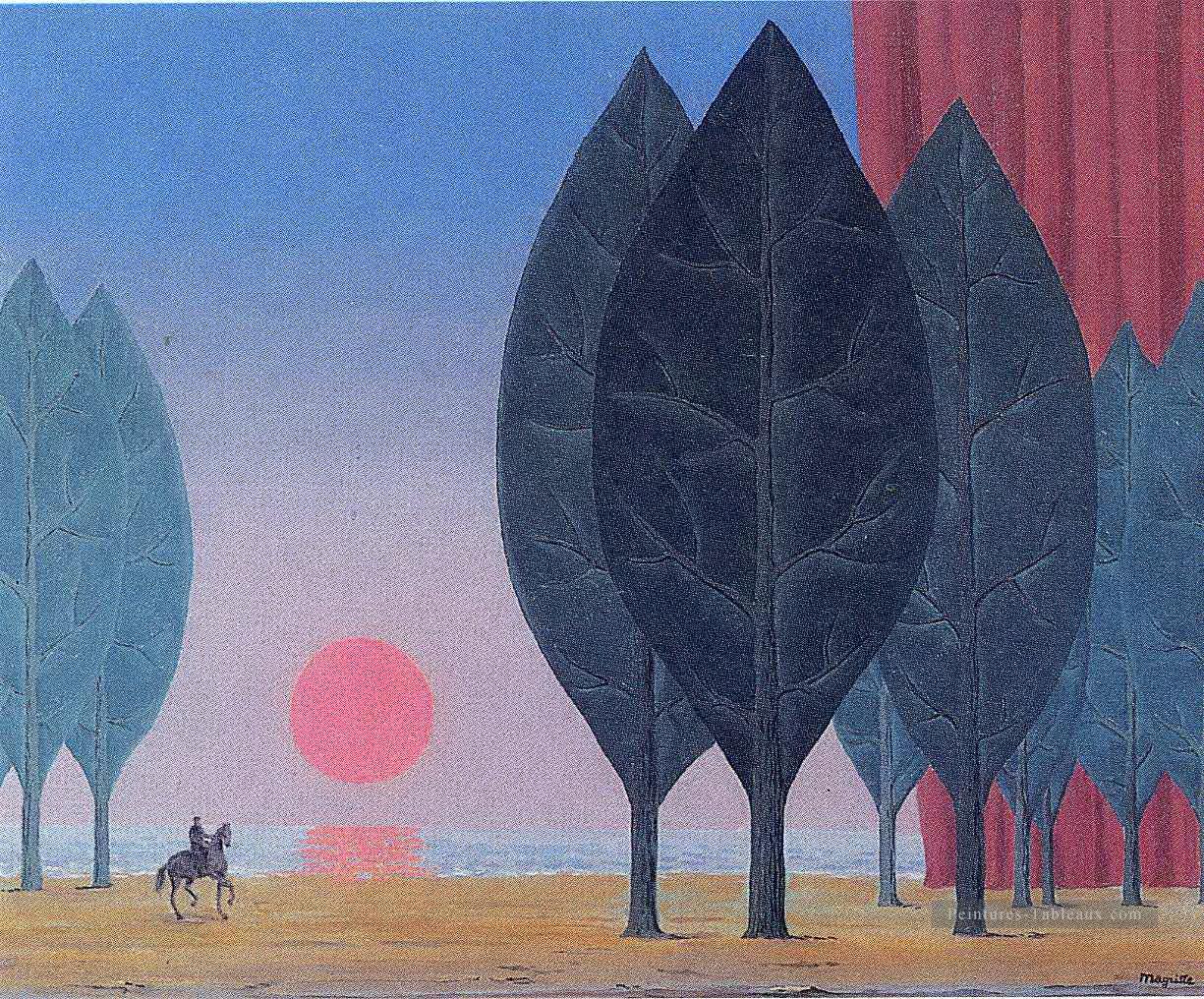 forêt de paimpont 1963 surréaliste Peintures à l'huile